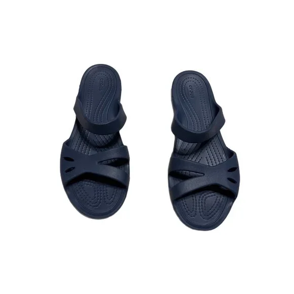 CROCS Shoes Crocs Kelli Sandals Womans Size Navy Dark Blue